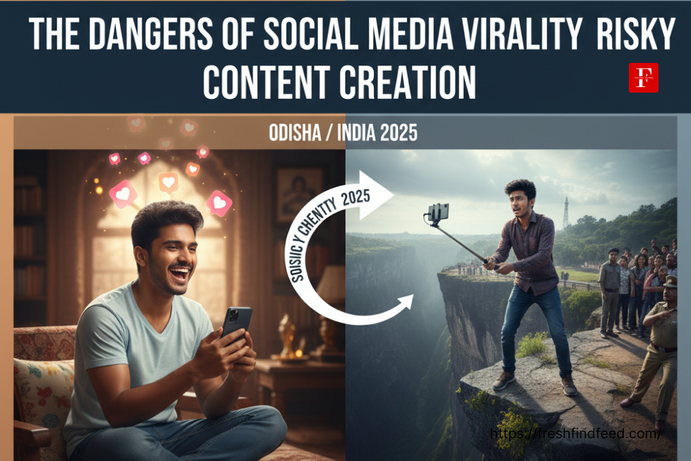 The Dark Side of Virality: Risky Content Creation in Odisha and Across India